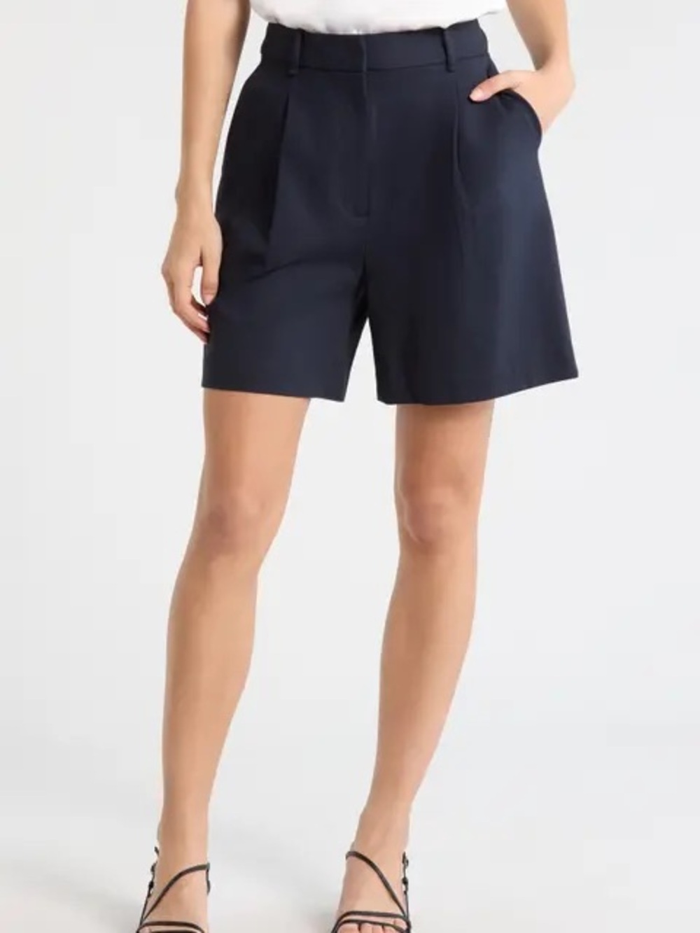 NWT ✨ Rag & Bone ‘Irina Wool Shorts’ Black Size 4 $298